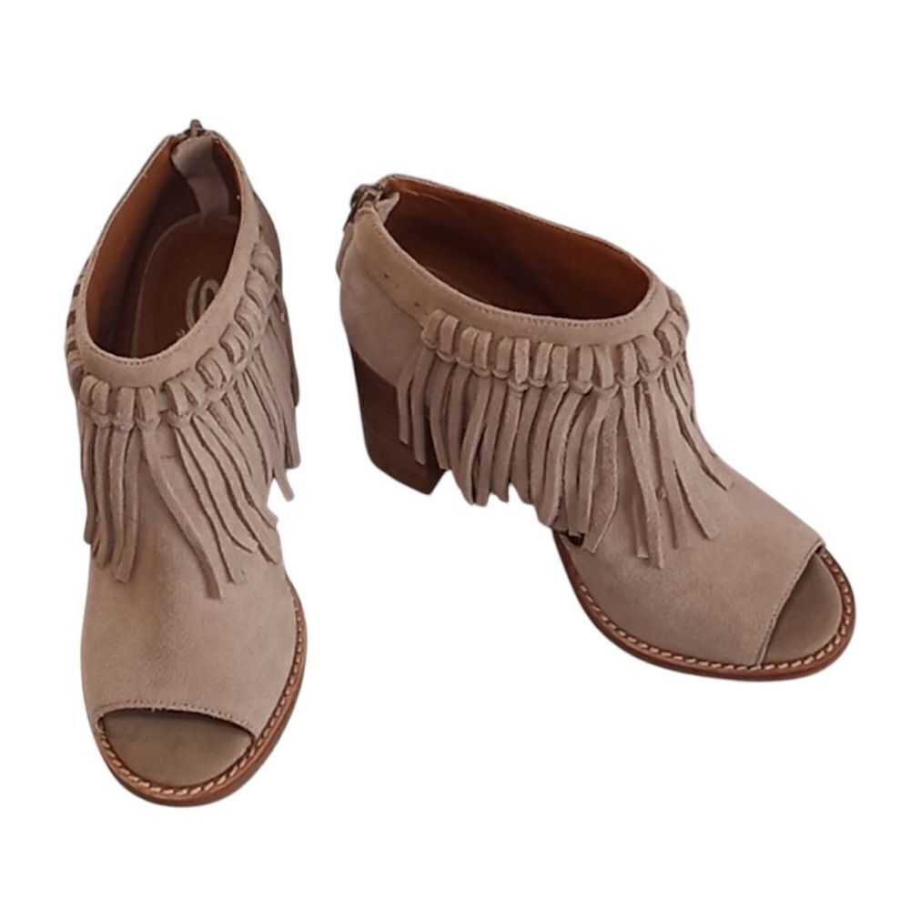 Womens Sbicca Vintage Collection Fringed Heeled Shoes